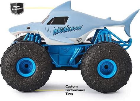 Monster Jam Megalodon Storm All-Terrain Remote Control Monster Truck ...