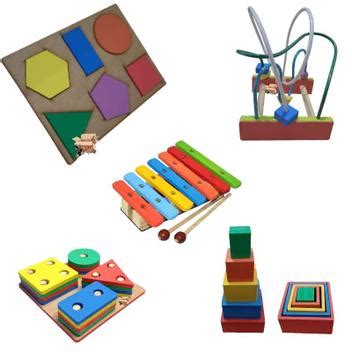 Kit Atividades Brinquedos Pedag Gicos Educativos Em Madeira