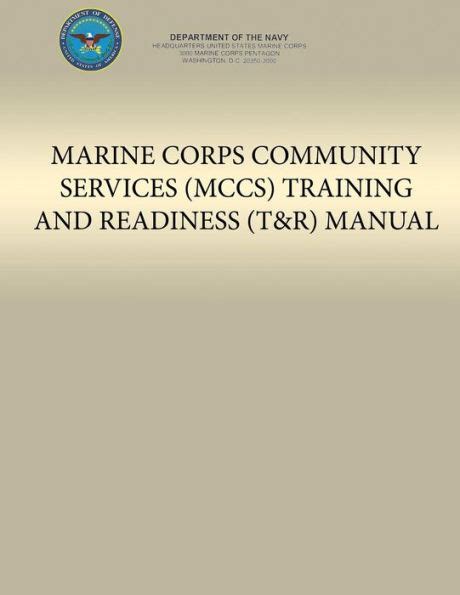 Marine Corps Community Services Mccs Training And Readiness Tandr