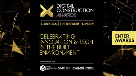 Digital Construction Awards 2023 Announces First Sponsor Construction Management