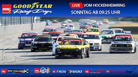 1 Lauf DMV Goodyear Racing Days Hockenheimring 26 03 2023 Live