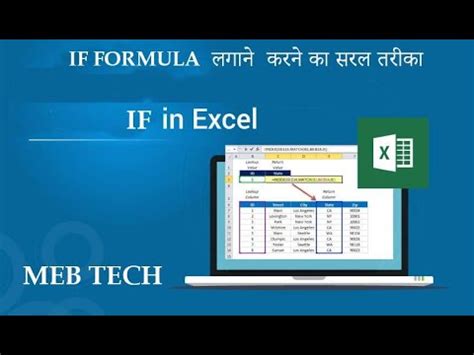 HOW TO USE IF FORMULA IN EXCEL IF FORMULA KA EXCEL MAI ESTEMAL KAISE