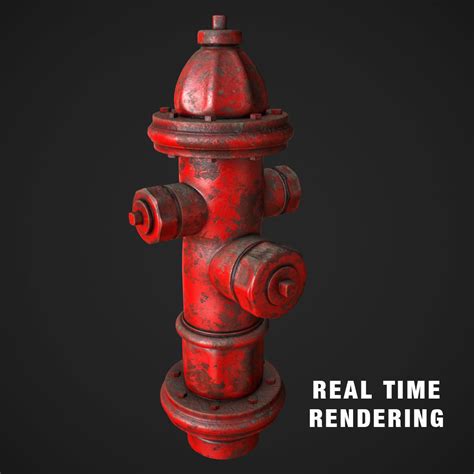 Weathered Fire Hydrant 3d Model Cgtrader