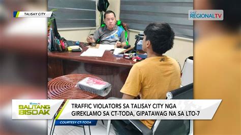 Mga Motorista Nga Nakalapas Sa Lagda Sa Trapiko Sa Talisay City