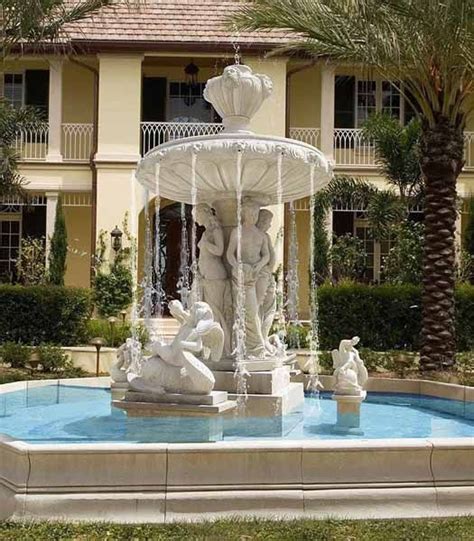 20 Front Yard Landscaping Ideas With Fountains The Urban Decor