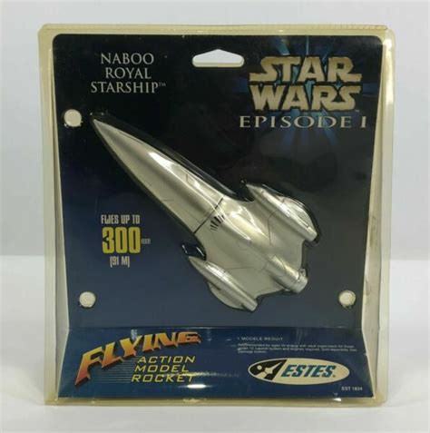 Estes Star Wars Episode Naboo Royal Starship Flying Action Model