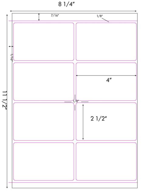 Steadfast Die Cut Label Template Sf1890 Steadfast Paper