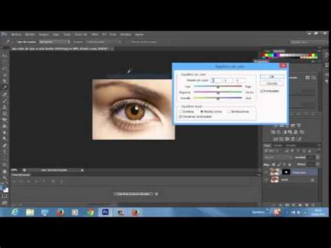 Cambiar Color De Ojos En Photoshop Cs Youtube