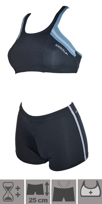 Bañador bikini deportivo mujer Speedo Endurance 2 Piece Sharp Boyleg