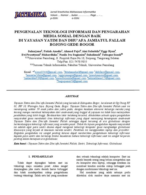 Jurnal Pkm Pdf