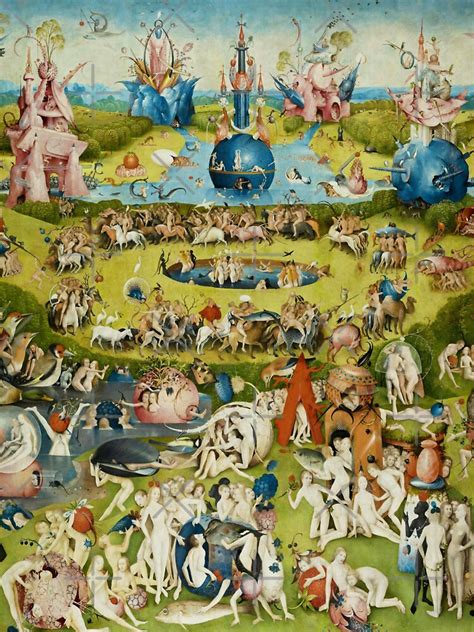 Hieronymus Bosch Garden Of Earthly Delights Poster Tri Blend T