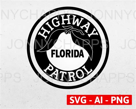 Florida Highway Patrol Logo FL State Police Department - Etsy