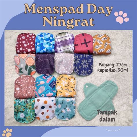 Jual Menspad Ningrat Day Panjang 27cm Pembalut Kain Cuci Ulang