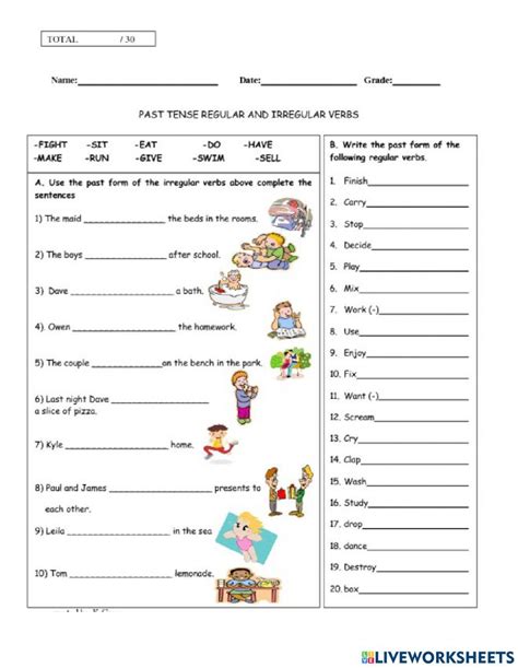 Free Irregular Past Tense Verbs Worksheet Download Free Irregular Past