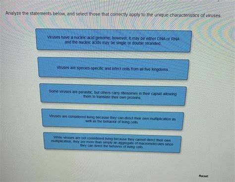 Solved Analyze The Statements Below And Select Those That Chegg