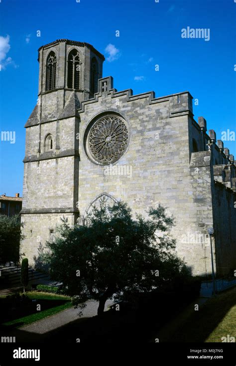 Carcassonne cathedral of saint michel hi-res stock photography and ...