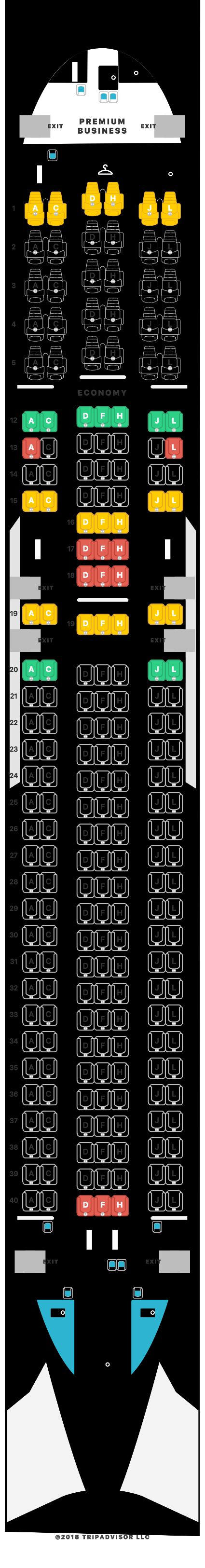 Latam Seat Map Elcho Table