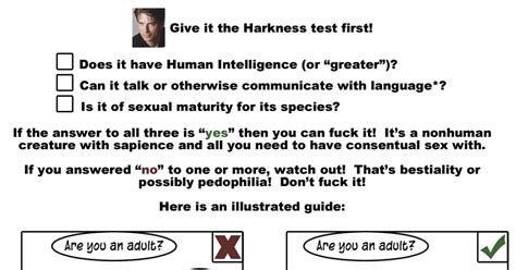 The Harkness test : reddit.com
