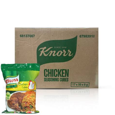 Knorr Chicken Seasoning Cubes Carton Shoponclick