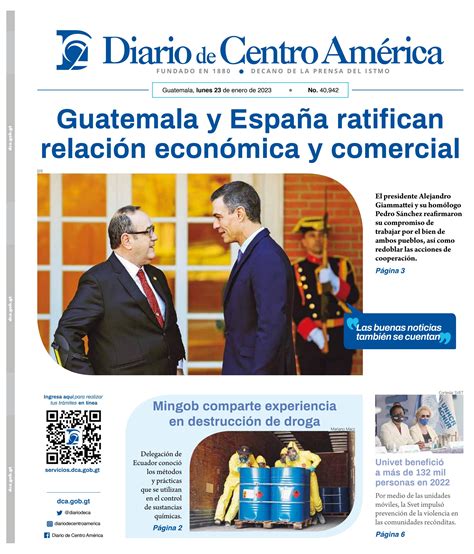 Edición Del Diario De Centro América Del 23 De Enero De 2023 By Diario