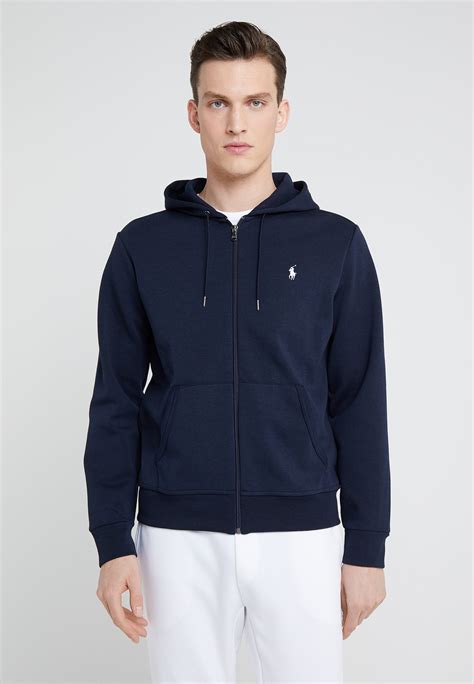 Polo Ralph Lauren Player Logo Full Zip Hoodie In Black Atelier Yuwa