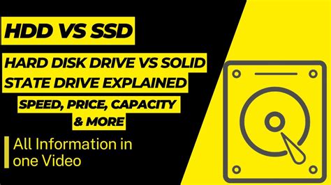 Hdd Vs Ssd Hard Disk Drive Vs Solid State Drive Explained ⚡ Speed Price Capacity And More