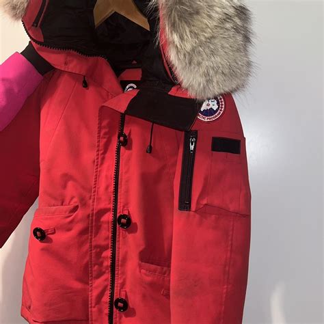 Canada goose montebello parka coat with real fur... - Depop