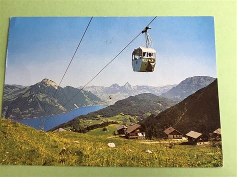 Ak Gondelbahn Seilbahn Luftseilbahn Emmetten Rinderb Hl Kaufen Auf