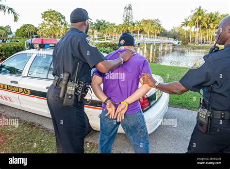 North Miami Beach Florida Police Department Black Policeman Policemen