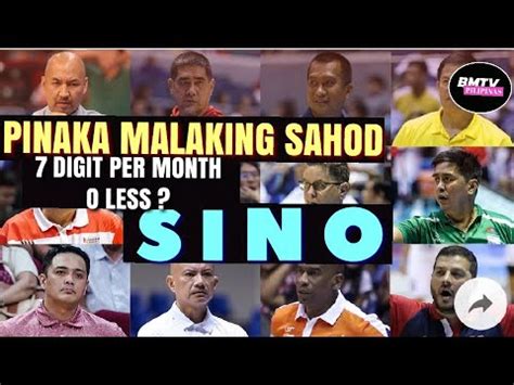 SINO ANG PINAKA MALAKING SAHOD NGAYON NA COACH SA PBA YouTube