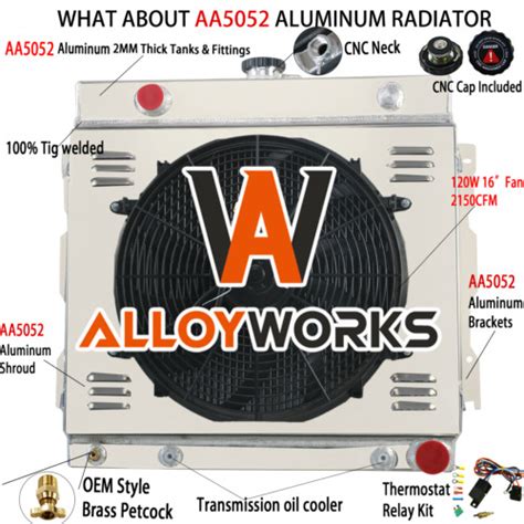 Row Radiator Shroud Fan For Dodge D W Plymouth Pb