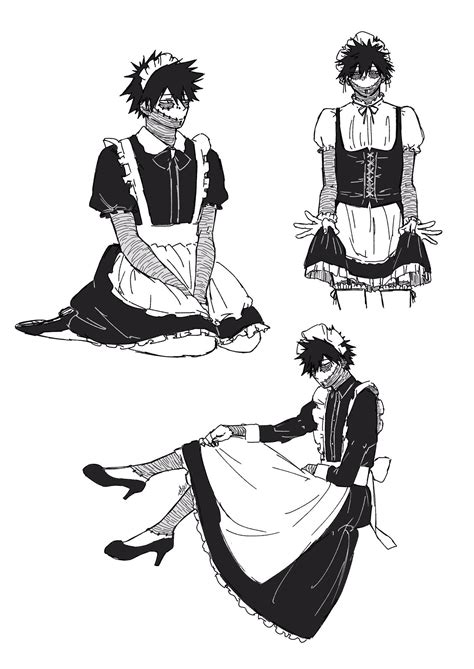 Pin By Klaudia Cacek On Shie Hassaikai X League Of Villains Maid Outfit Anime Cute Anime Guys