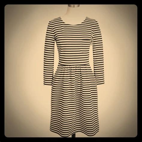 J Crew Striped Dress Classic And Chic