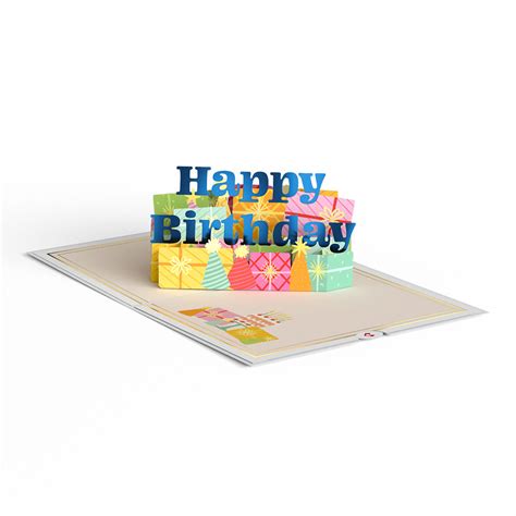 Wishing You A Happy Birthday Pop Up Card Lovepop