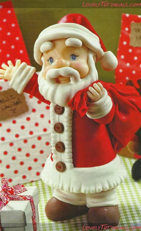 Santa Claus Figure Sculpting Tutorial Polymer Clay Christmas