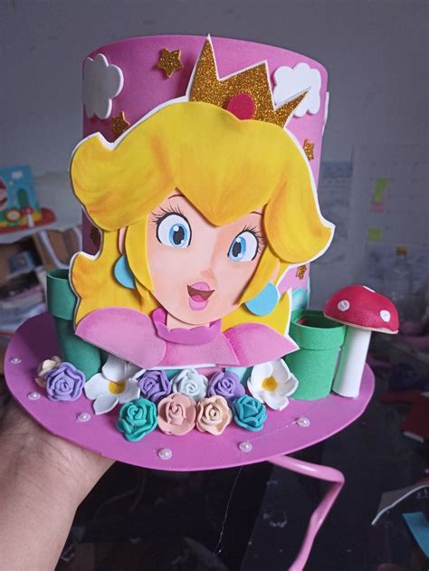 Sombrero loco princesa Peach Sombreros divertidos para niños