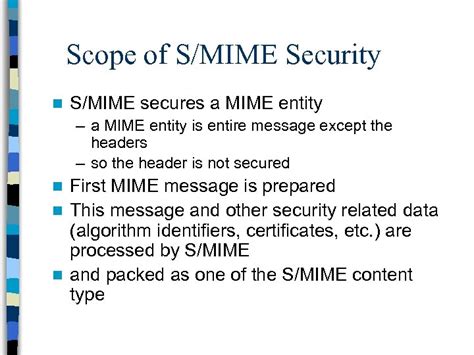 N E Mail Security Pgp S Mime N Certificates And