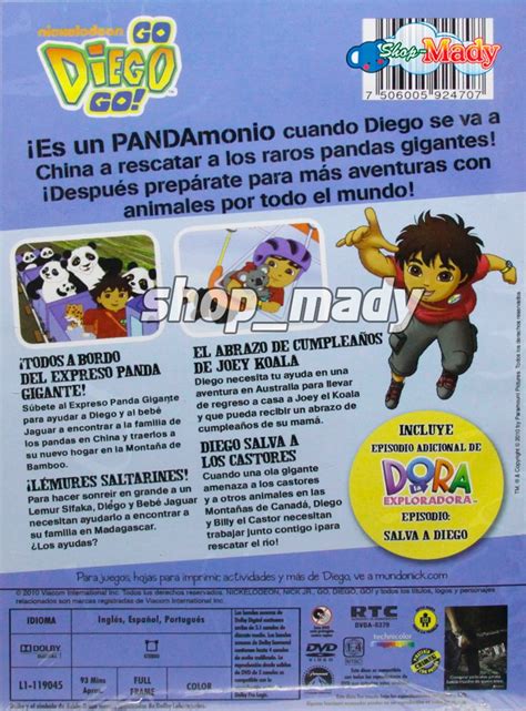 Go Diego Go Panda Dvd