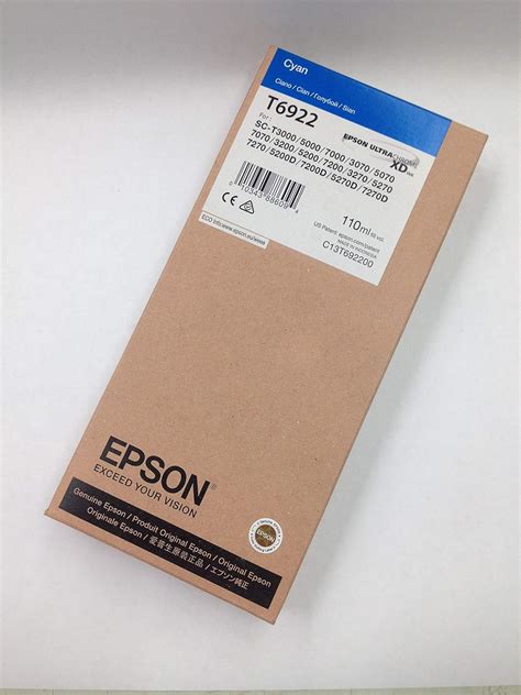 Epson T Ml Ultrachrome Xd Original Ink Cartridge Cyan Genuine