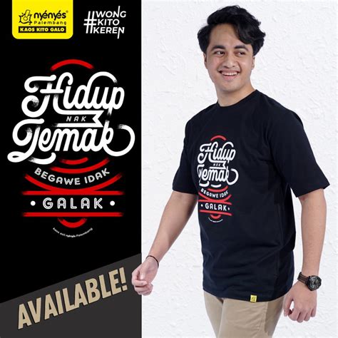 Jual HIDUP NAK LEMAK KAOS PALEMBANG Shopee Indonesia