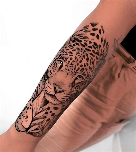 Pin By Crislen Luana On Tatuagens Diversas Leopard Tattoos Forearm