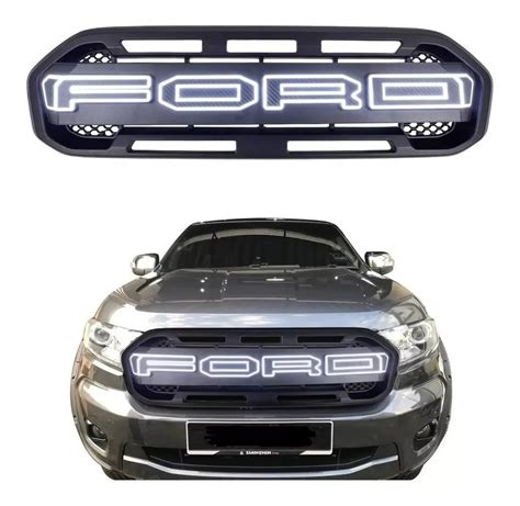 Parrilla Con Moldura Letras Led Ford Ranger Tipo Raptor Mebuscar