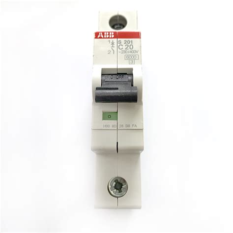 MCB S ABB S201 C20 20A 20 MCB Circuit Breaker Type C