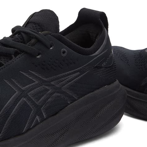 Asics Gel Nimbus 25 Black And Black End