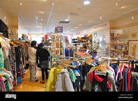 Interior View Of British Heart Foundation Charity Shop High Street