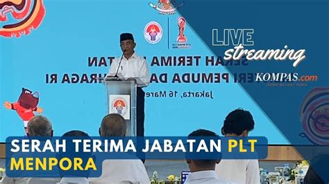 LIVE Serah Terima Jabatan Zainudin Amali Kepada Muhadjir Effendy