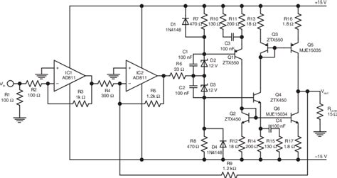 Current mode amplifier circuit diagram | Download Scientific Diagram