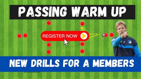 🔰 📢passing Warm Up Combination Soccer Drills Youtube