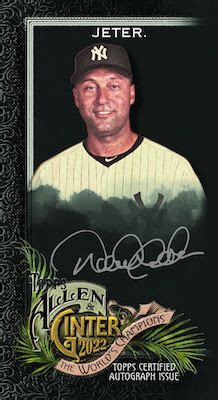 2022 Topps Allen Ginter X Baseball Checklist Set Info Boxes