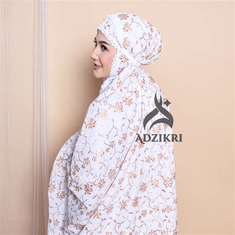 Jual Adzikri Mukena Dewasa Premium Katun Paris Warna Shopee Indonesia